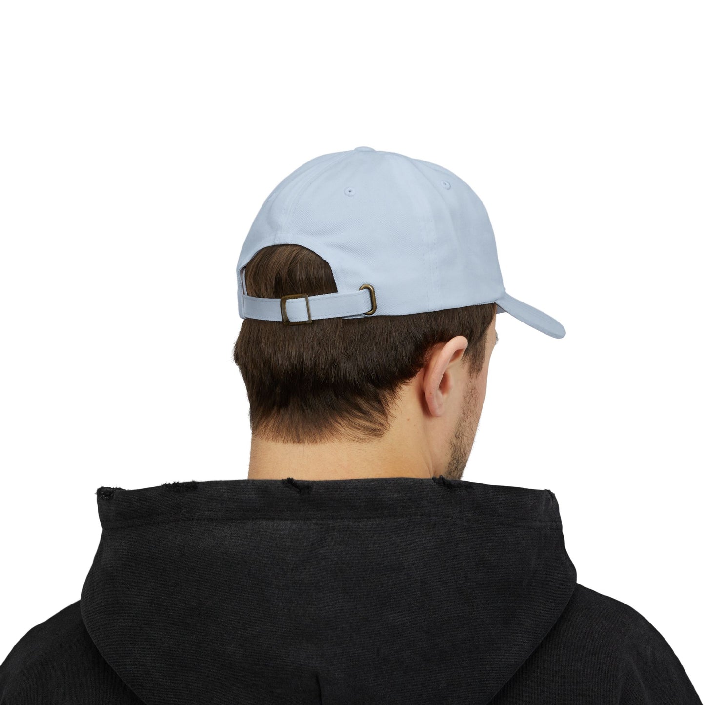 Vyze Embroidered Classic Dad Cap — Minimal White Baseball Hat