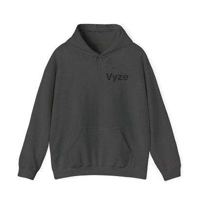 Vyze Angel Wings Hoodie — Minimal White Pullover with Back Wing Graphic
