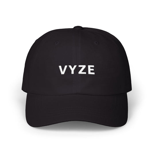 Vyze Embroidered Dad Cap - Classic Navy Adjustable Hat
