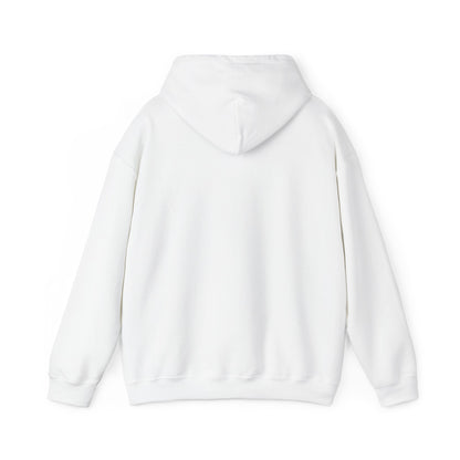Vyze Angel Wings Hoodie — Minimal White Pullover with Back Wing Graphic