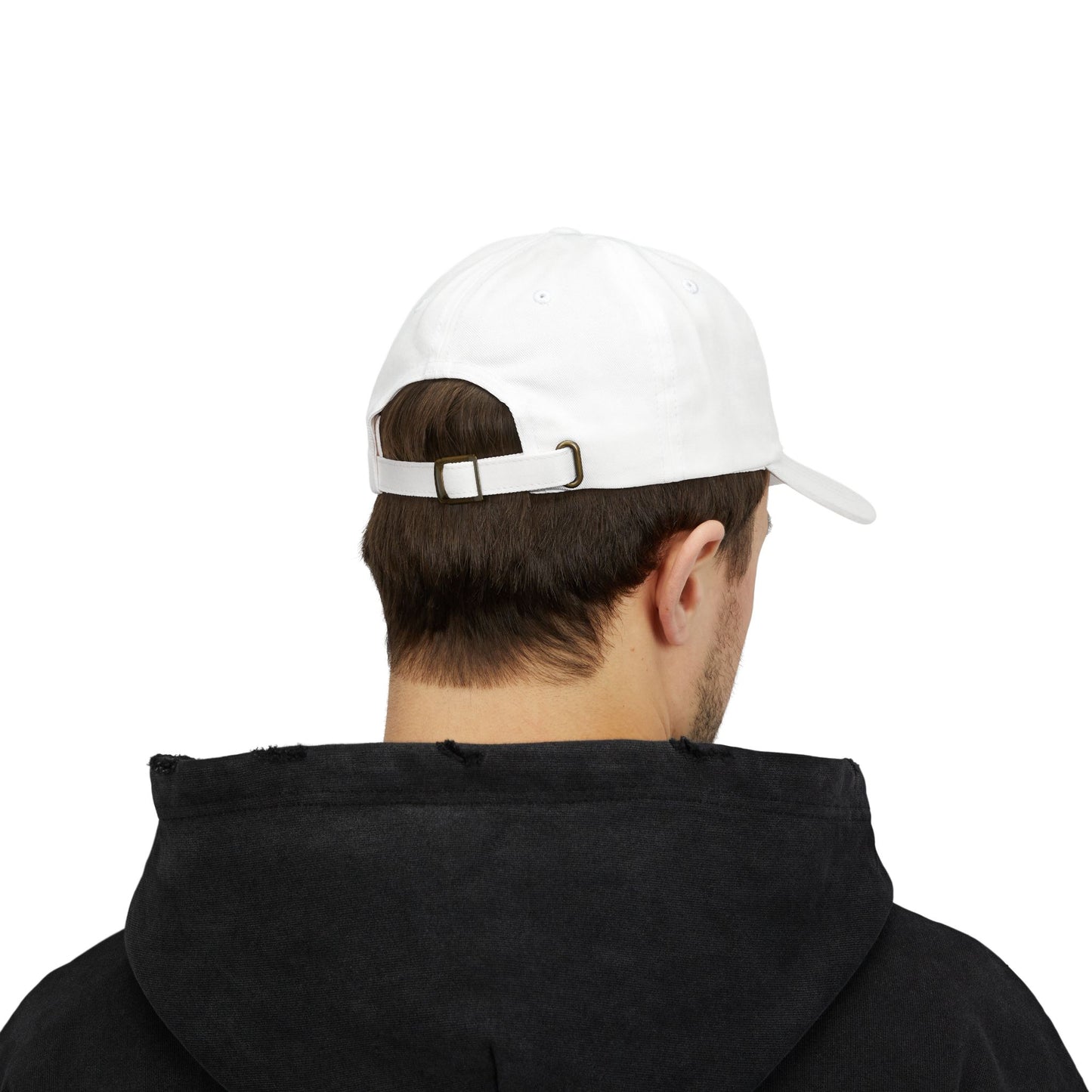Vyze Embroidered Classic Dad Cap — Minimal White Baseball Hat