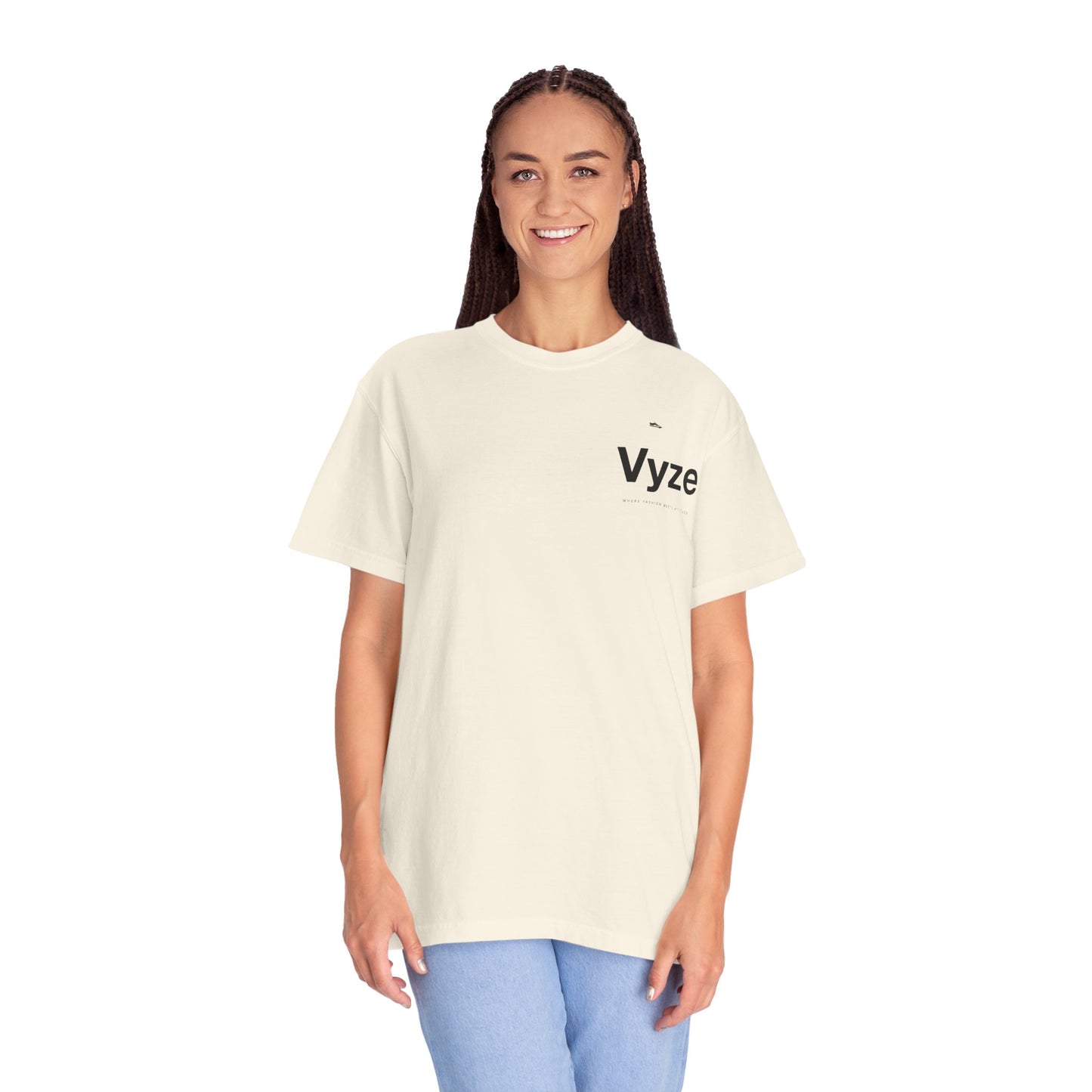 Vyze Logo T-Shirt — Minimalist Chest Print Tee