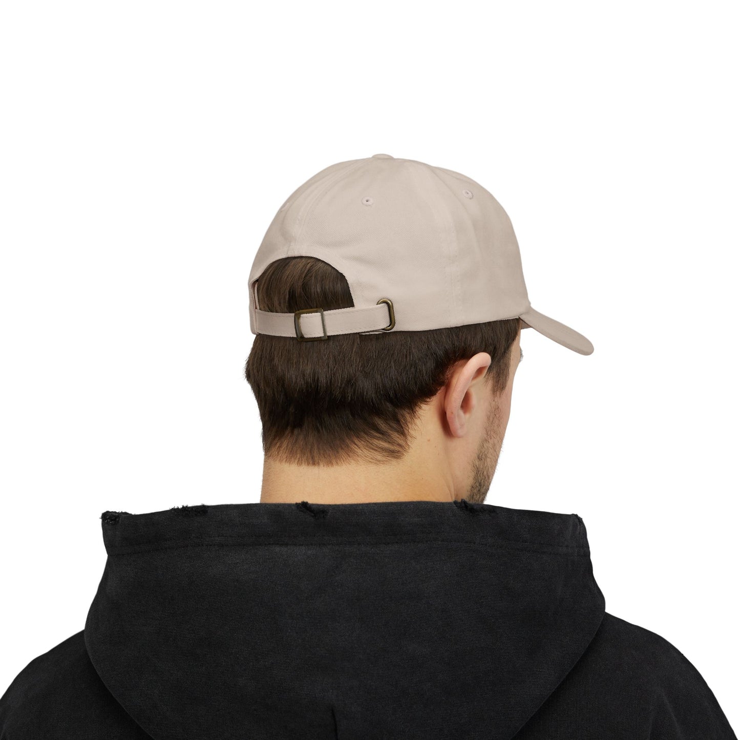 Vyze Embroidered Classic Dad Cap — Minimal White Baseball Hat