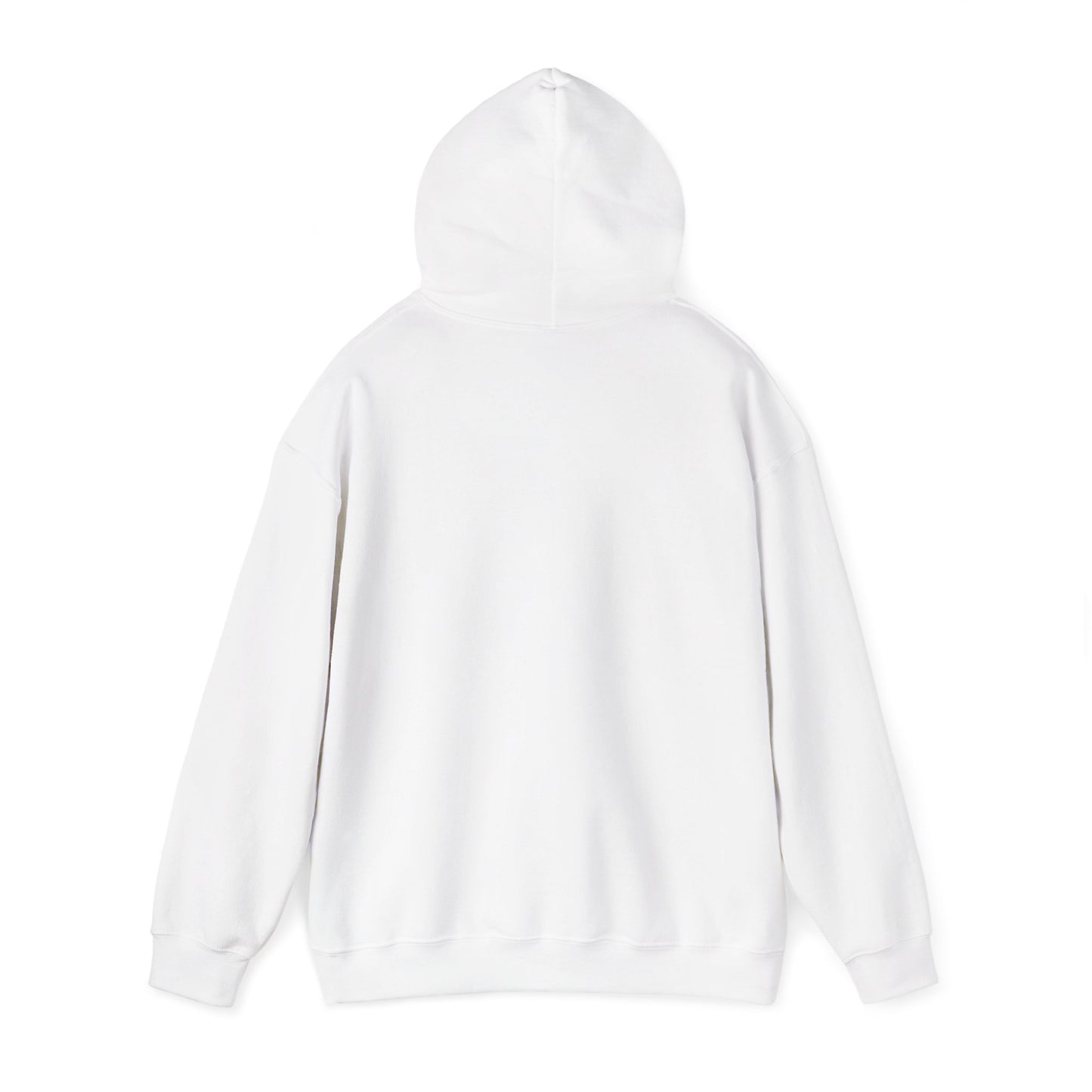 Vyze Angel Wings Hoodie — Minimal White Pullover with Back Wing Graphic