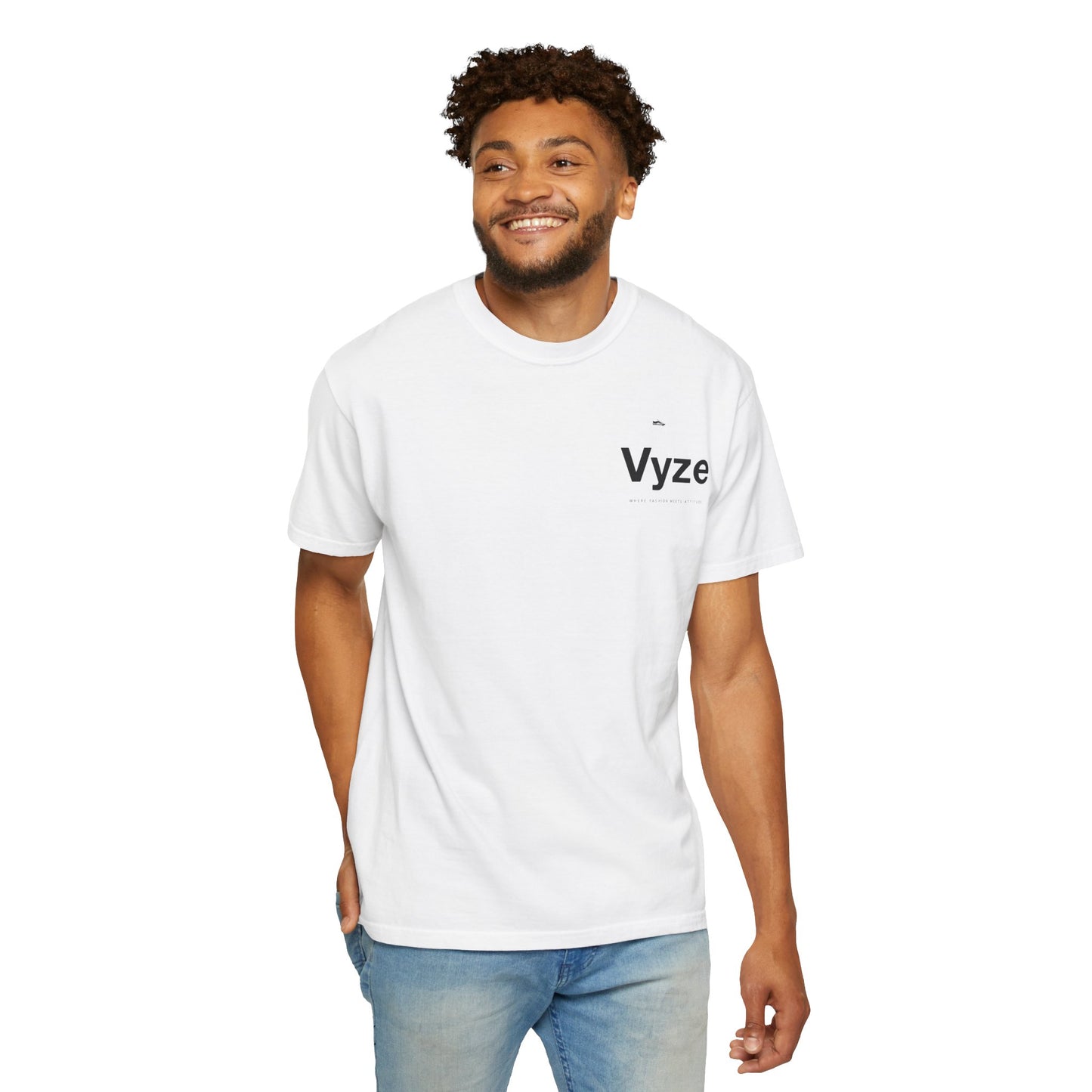 Vyze Logo T-Shirt — Minimalist Chest Print Tee