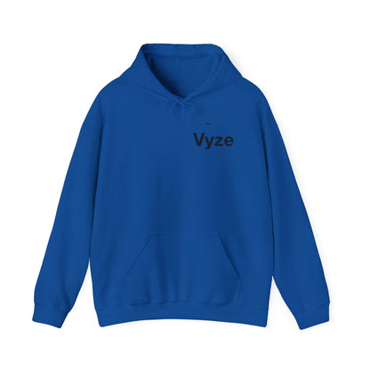 Vyze Angel Wings Hoodie — Minimal White Pullover with Back Wing Graphic